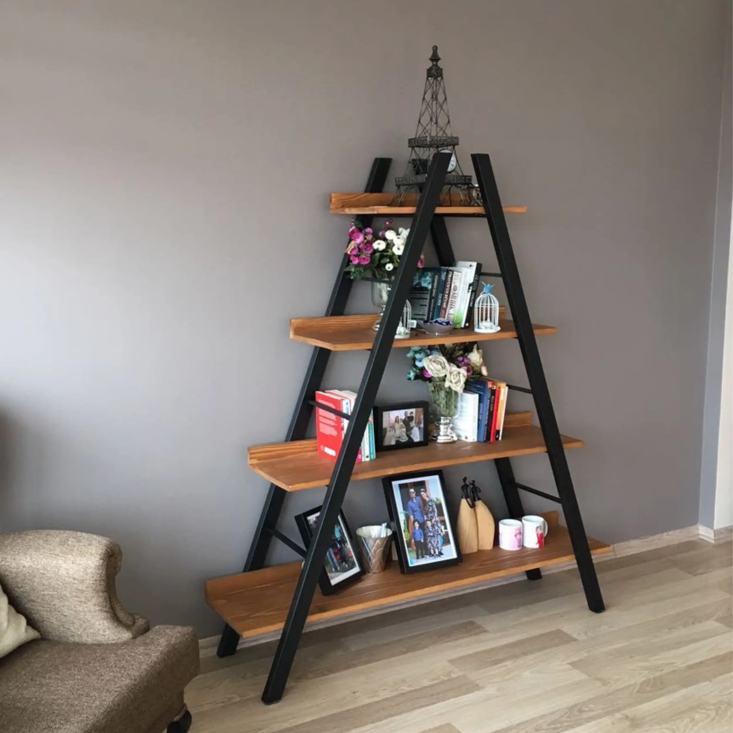 Keops Ahşap Kitaplık (2) Keops Ahşap Kitaplık (2)