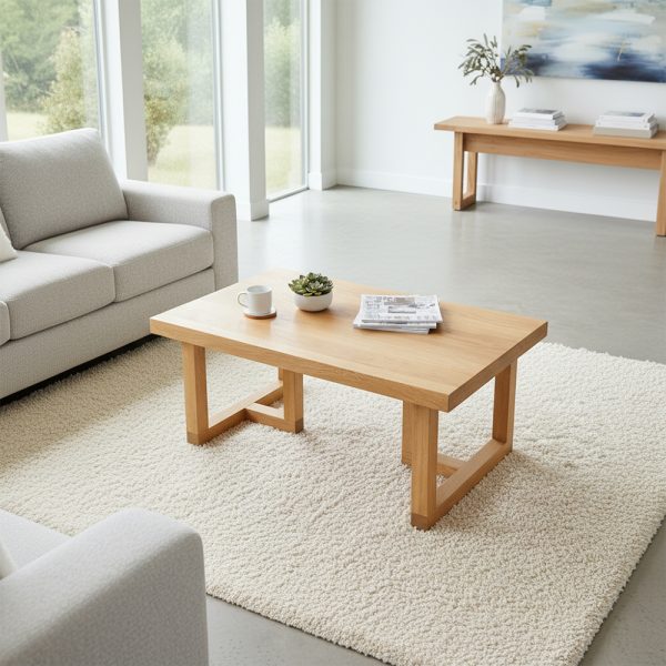 Nalia Masif Meşe Orta Sehpa 56 ortam 1